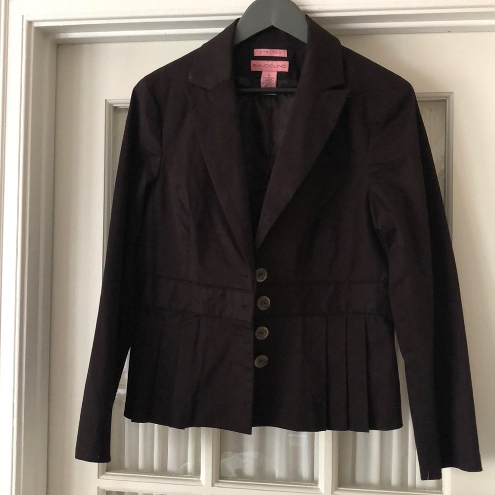 Bandolino Chocolate Brown Jacket/Blazer NWT